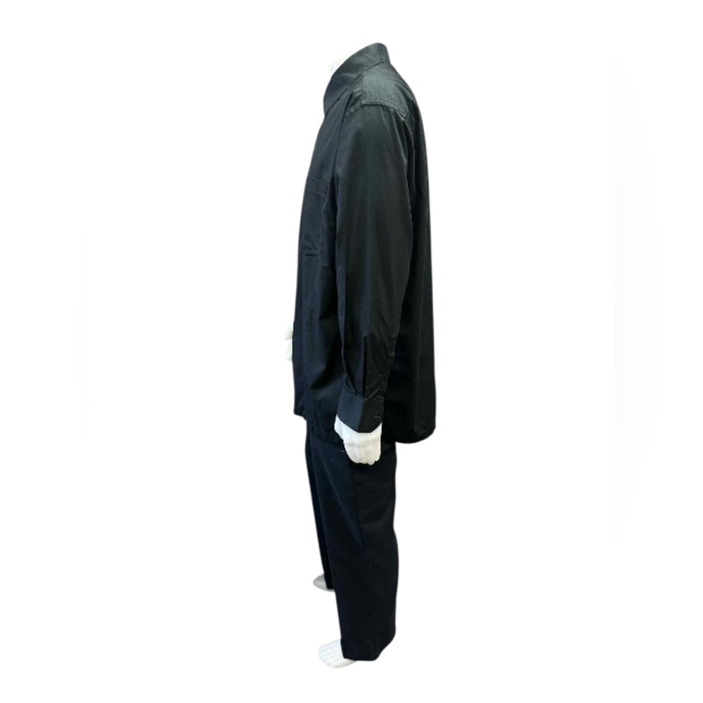 Oscar De La Renta Black Button Down Longsleeve Size 17 1/2 (34/35”) - Picture 2 of 8